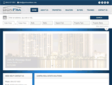 Tablet Screenshot of gonfrasolutions.com